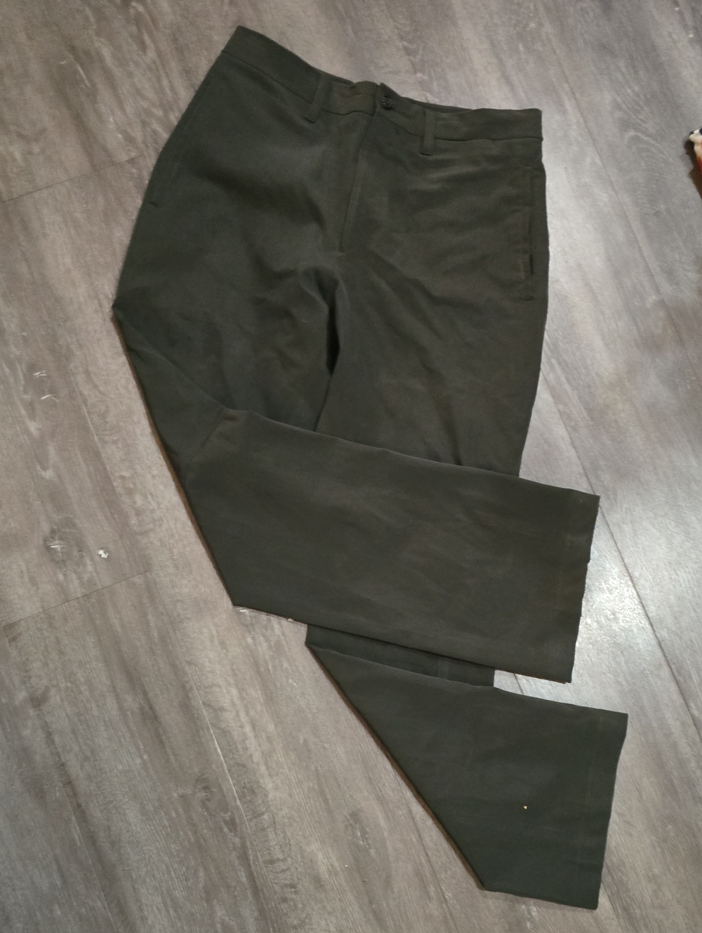 Prada Men's Green Techno Stretch Slim Trousers Pants IT 48 / US 32